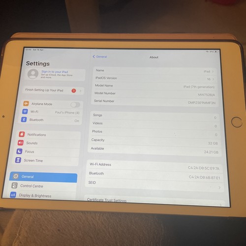 Apple ipad 7th - apple, 32gb