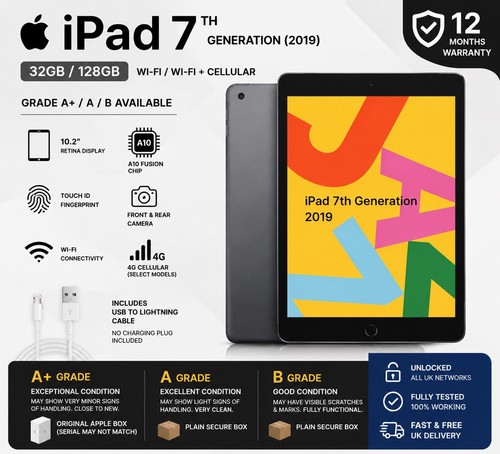 Apple ipad 7th generation - 7th, 10.2